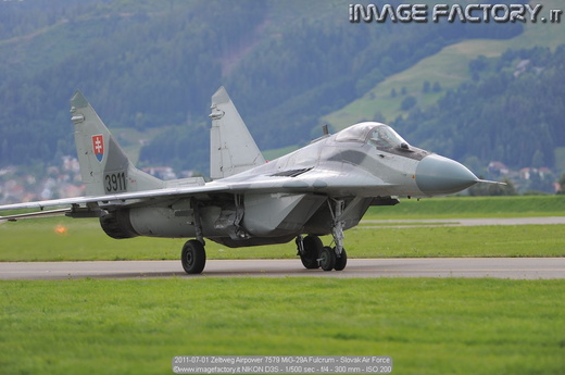 2011-07-01 Zeltweg Airpower 7579 MiG-29A Fulcrum - Slovak Air Force
